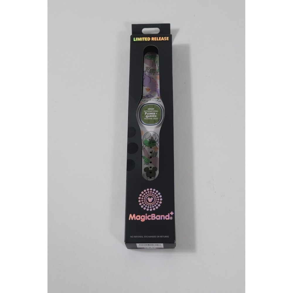 Disney MagicBand+ Lilac Epcot Flower Garden Festival 2023 Figment New